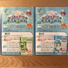 【非売品】ポケモンセンター 調査ノート、ステッカーシールセット