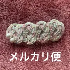 ヘアアクセサリー　バレッタ　水引