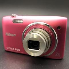 【動作確認済】Nikon COOLPIX S3500 7倍ズーム コンデジ