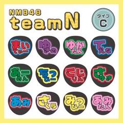 NMB48 チームN うちわ文字 タイプC☆うちわ屋さん