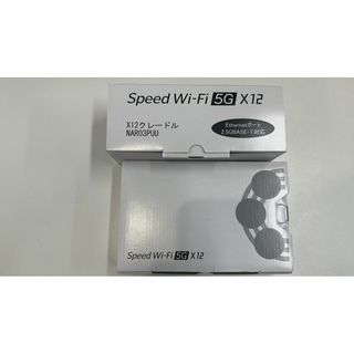 新品　speed Wi-Fi 5G X12 ポケットWi-Fi クレードル付き