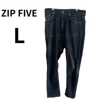 美品 ZIP FIVE ジップファイブ デニム ジーンズ メンズ L